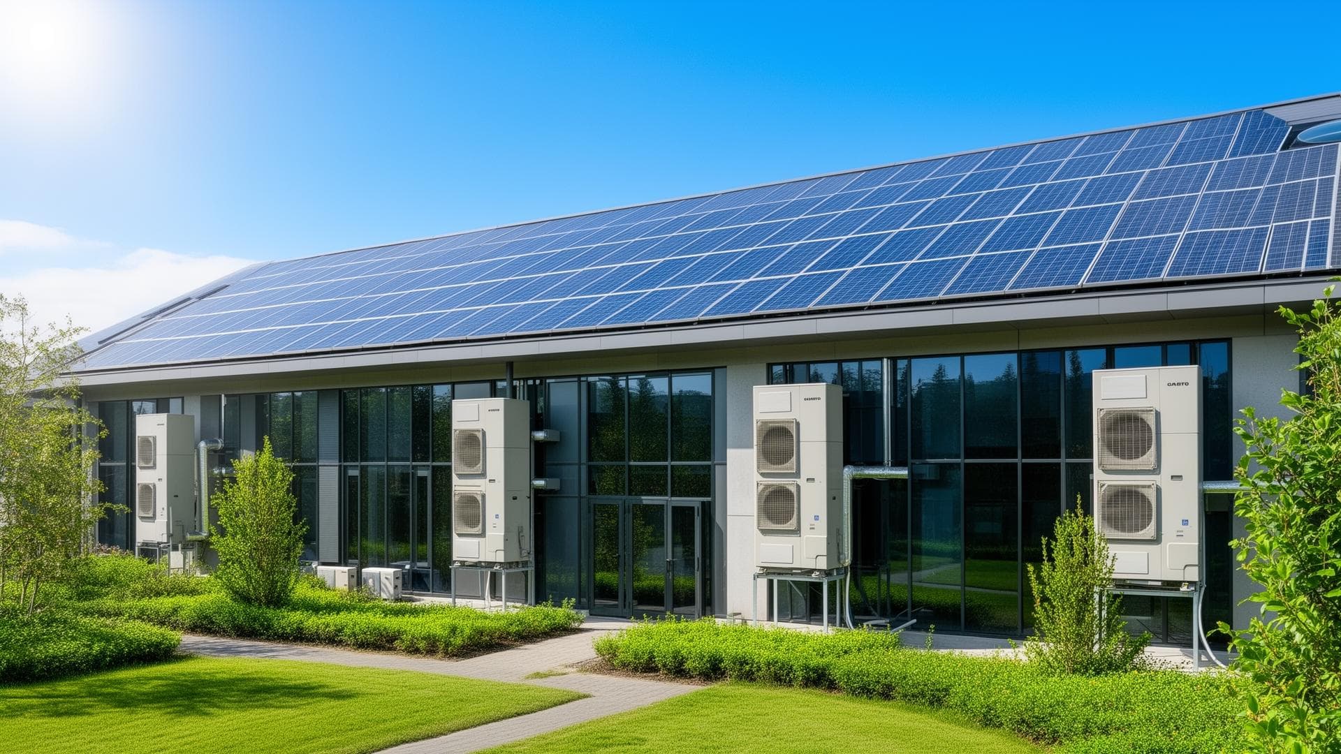 Modern eco-friendly building